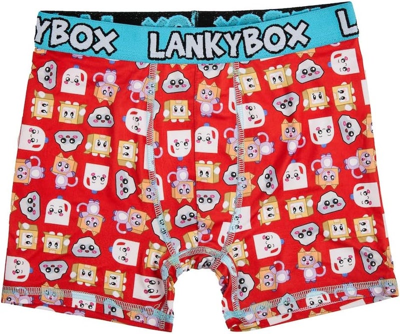 Bio World LankyBox All-Over Character Prints 5-Pack Boy's Boxer Briefs - Image 4